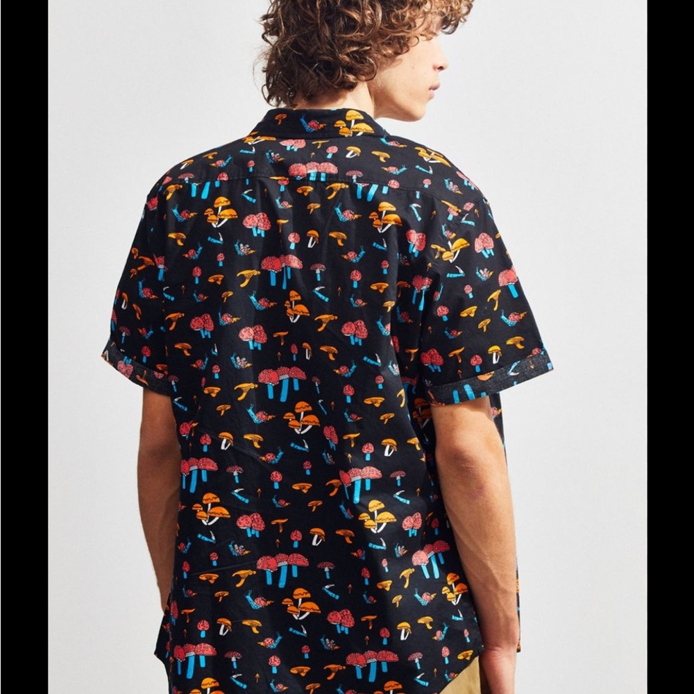Urban outfitters Mushroom Print Shirt